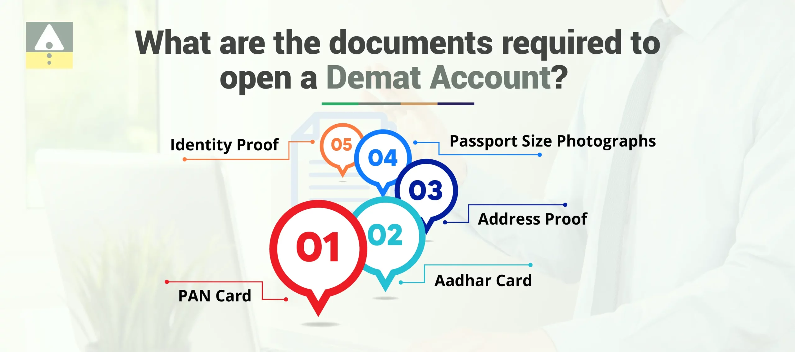 What are the documents required to open demat account?