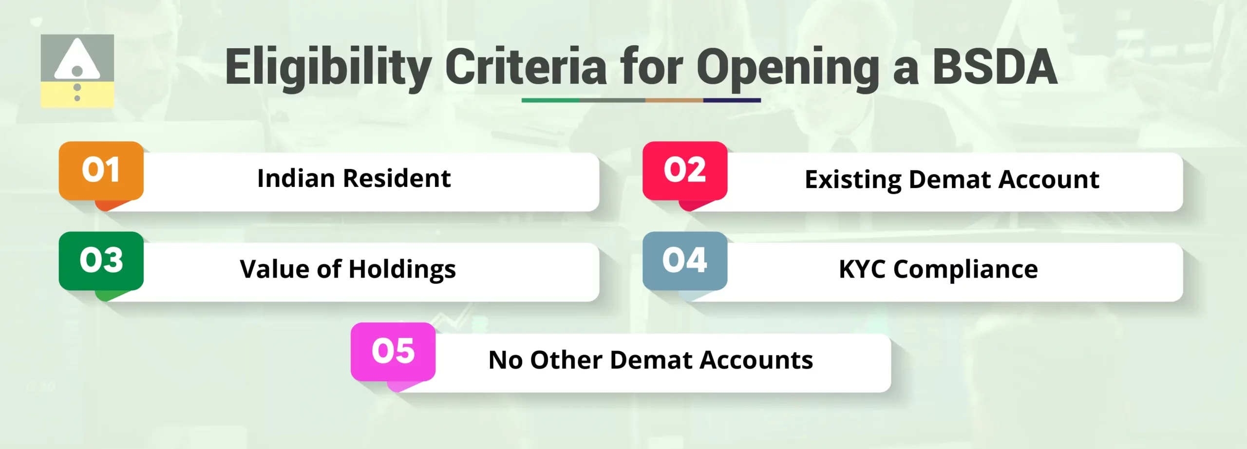 Eligibility Criteria for Opening a BSDA