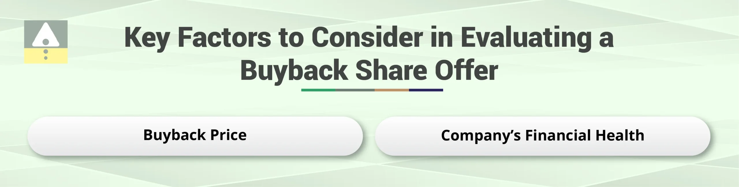 Key Factors to Consider in Evaluating a Buyback Share Offer